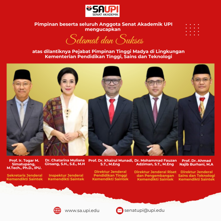 Selamat dan Sukes atas Pelantikan Pimpinan Madya di Lingkungan Kementerian Pendidikan Tinggi, Sains dan Teknologi